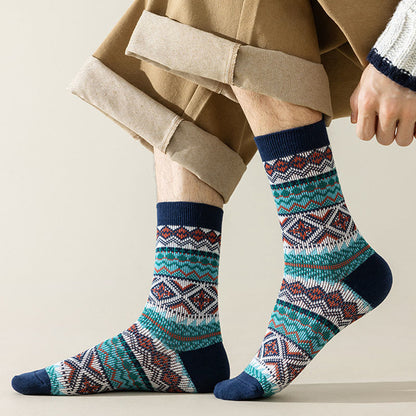 Plusock Viertelsocken mit Rautenstreifen in Übergröße (4 Paar) - image 7