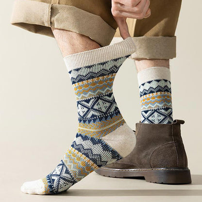 Plusock Viertelsocken mit Rautenstreifen in Übergröße (4 Paar) - image 8