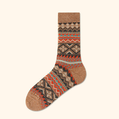 Plusock Viertelsocken mit Rautenstreifen in Übergröße (4 Paar) - Orange - EU39-44(US6-10) - image 14