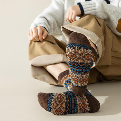 Plusock Viertelsocken mit Rautenstreifen in Übergröße (4 Paar) - image 2