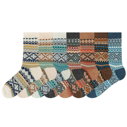 Plusock Viertelsocken mit Rautenstreifen in Übergröße (4 Paar) - image 18