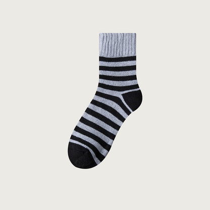 Plusock Übergröße Classic Stripes Quarter Socken (5 Paar) - Hellgrau - EU39-44(US6-10) - image 8