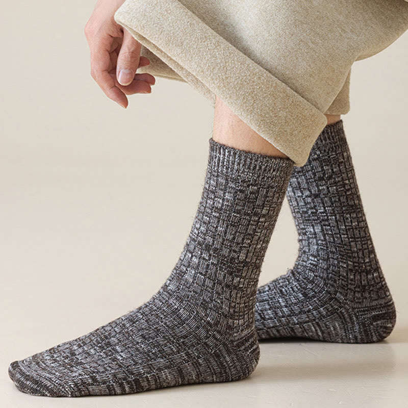 Klassische Viertelsocken aus Wolle (3 Paar) - image 4