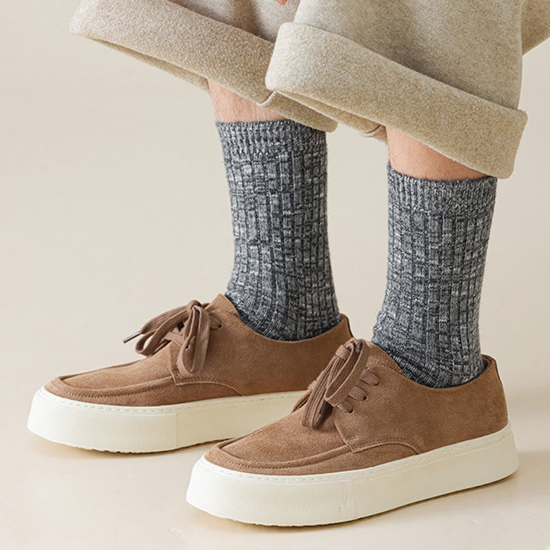 Klassische Viertelsocken aus Wolle (3 Paar) - image 7