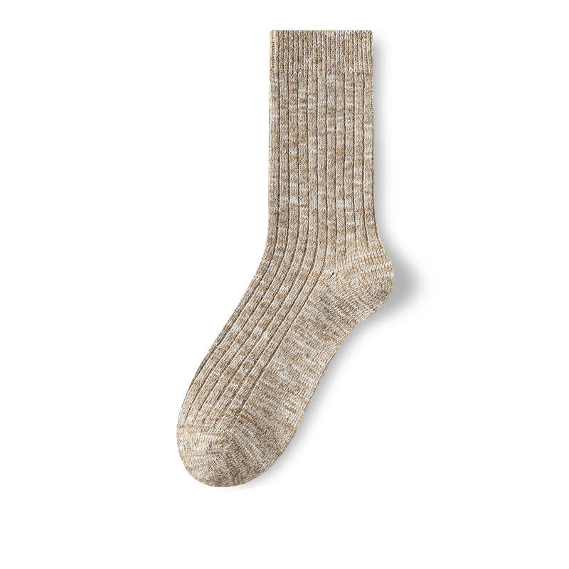 Klassische Viertelsocken aus Wolle (3 Paar) - Khaki - EU39-44 (US6-10) - image 11