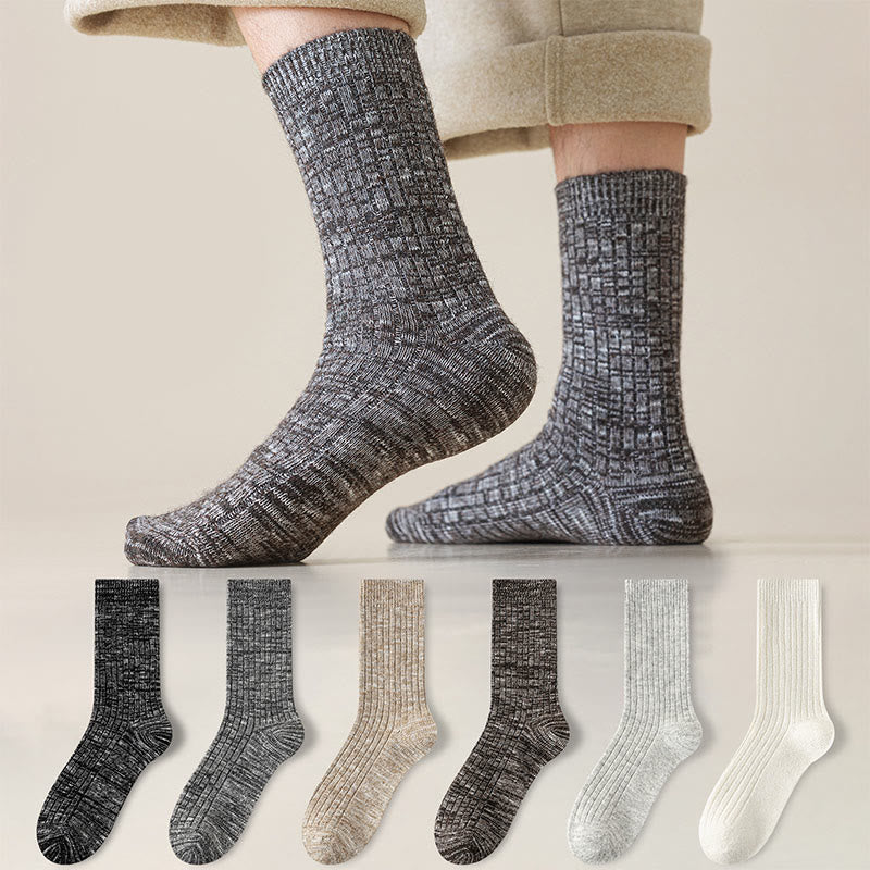Klassische Viertelsocken aus Wolle (3 Paar) - image 0
