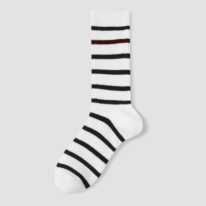 Plusock Viertelsocken in Übergröße mit Farbblock-Streifen (4 Paar) - Beige - EU36-40 (US3-7) - image 11