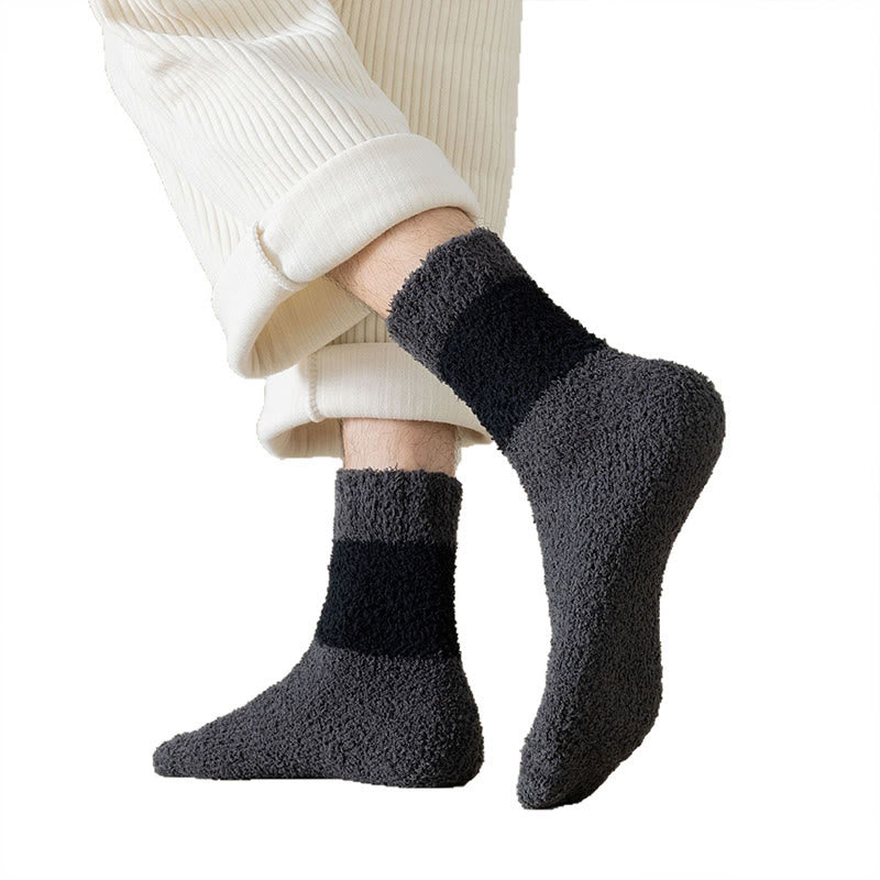 Plusock Übergrößen-Viertel-Socken aus Korallensamt (6 Paar) - image 3