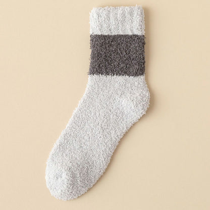 Plusock Übergrößen-Viertel-Socken aus Korallensamt (6 Paar) - Hellgrau - EU39-44 (US6-10) - image 7