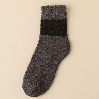 Plusock Übergrößen-Viertel-Socken aus Korallensamt (6 Paar) - Dunkelgrau - EU39-44 (US6-10) - image 9