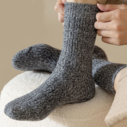 Plusock Übergröße, einfarbige Kaschmir-Viertel-Socken (6 Paar) - image 5