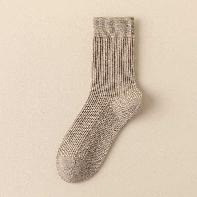 Plusock Übergröße, einfarbig, lässige Viertelsocken (4 Paar) - Khaki - EU39-44 (US6-10) - image 12