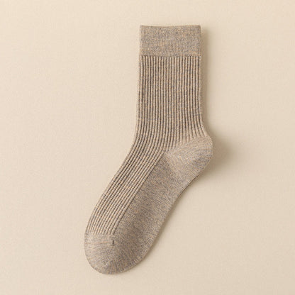 Plusock Übergröße, einfarbig, lässige Viertelsocken (4 Paar) - Khaki - EU39-44 (US6-10) - image 12