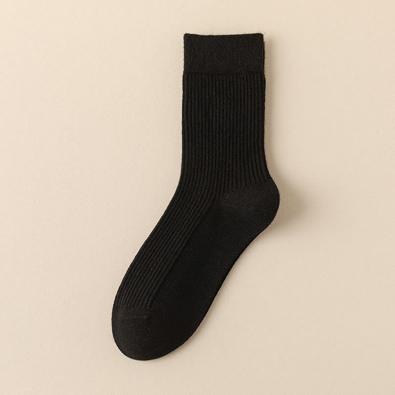Plusock Übergröße, einfarbig, lässige Viertelsocken (4 Paar) - Schwarz - EU39-44 (US6-10) - image 14