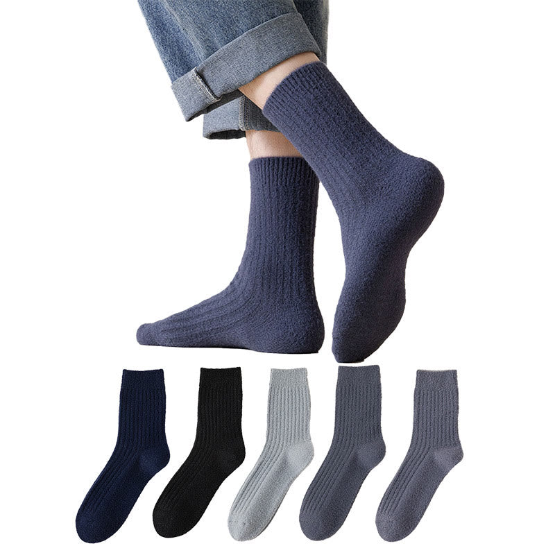 Plusock Übergröße Retro Einfarbige Viertelsocken (3 Paar) - image 0