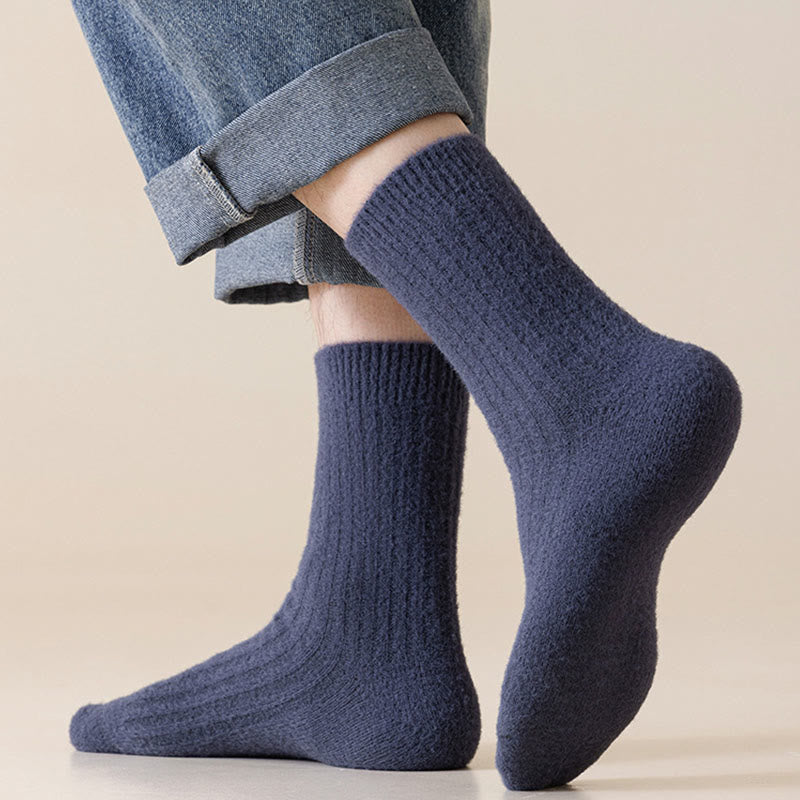 Plusock Übergröße Retro Einfarbige Viertelsocken (3 Paar) - image 5