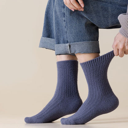 Plusock Übergröße Retro Einfarbige Viertelsocken (3 Paar) - image 1