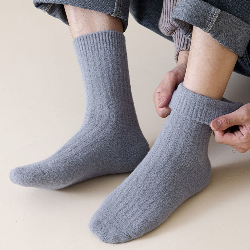 Plusock Übergröße Retro Einfarbige Viertelsocken (3 Paar) - image 4