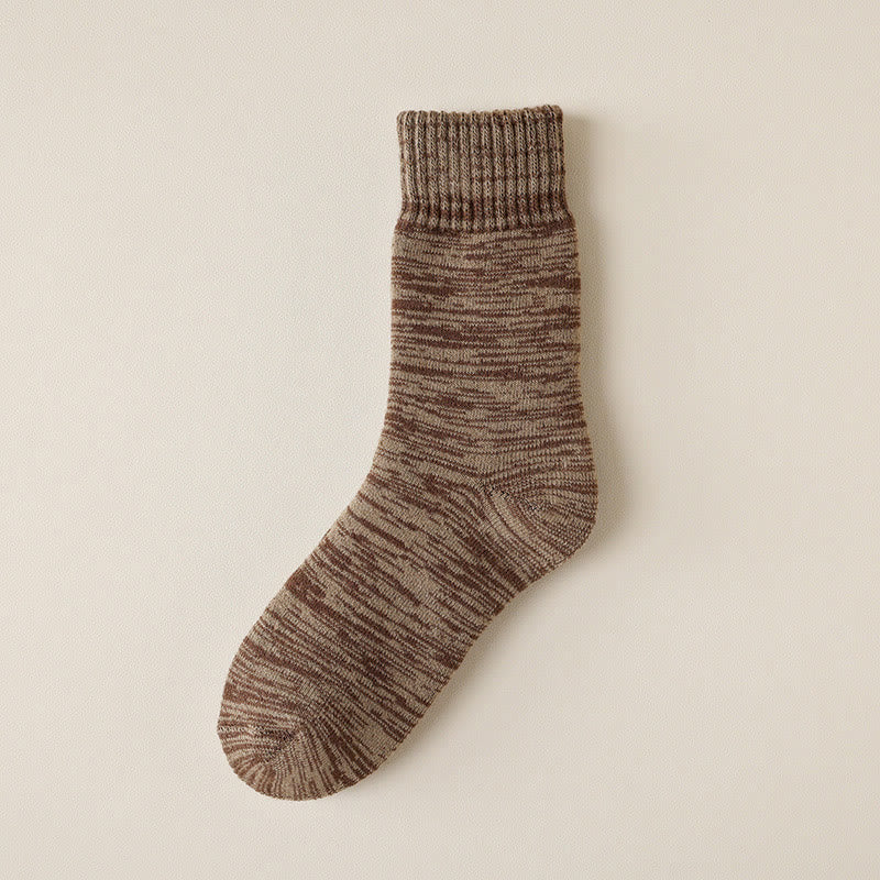 Plusock Extra dicke Viertelsocken in Übergröße (5 Paar) - Braun - EU39-44 (US6-10) - image 13