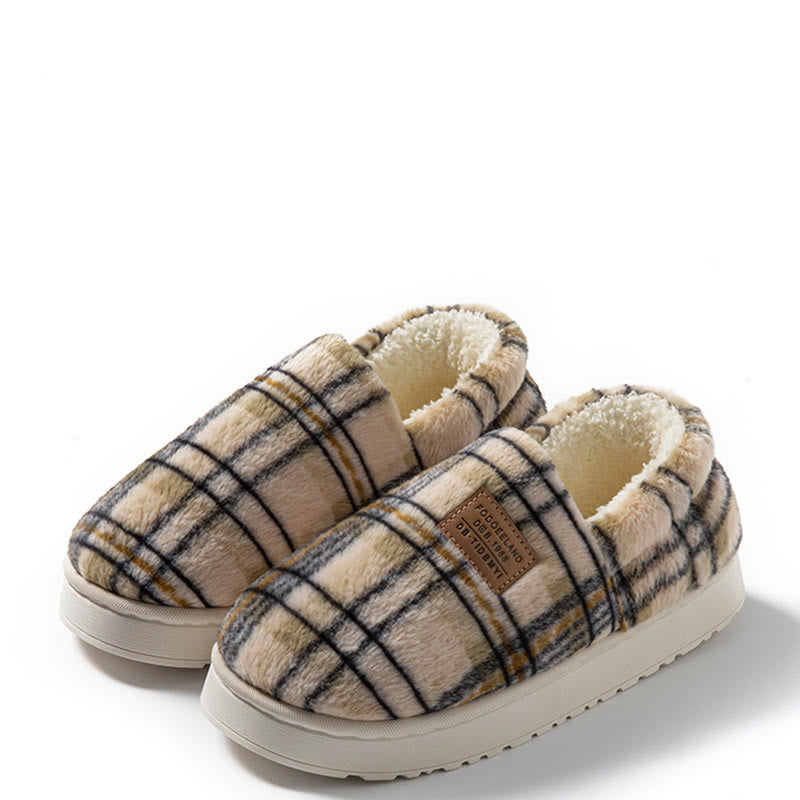 Plusock Hausschuhe in Übergröße mit Gittermuster - Grau - EU44-45(US10-11) - image 13