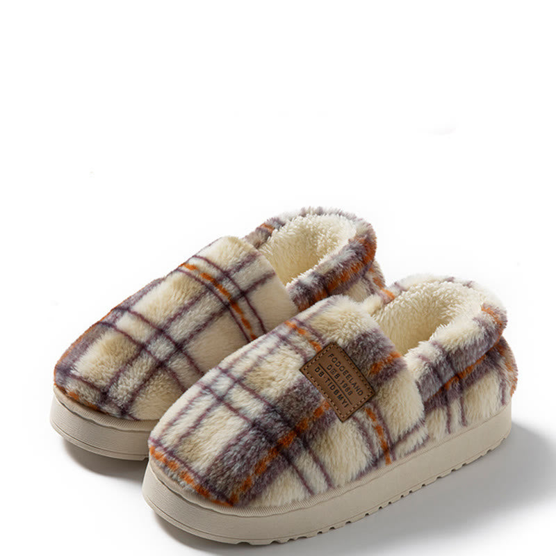 Plusock Hausschuhe in Übergröße mit Gittermuster - Lila - EU44-45(US10-11) - image 11