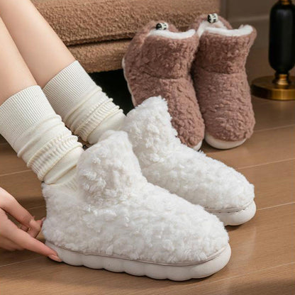 Plusock Plus Size Simple High Top Hausschuhe - image 1