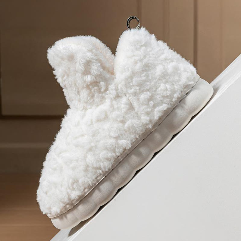 Plusock Plus Size Simple High Top Hausschuhe - image 8