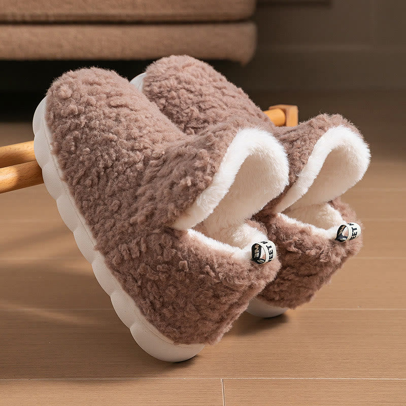 Einfache High-Top-Slipper in Übergröße - Kaffee - EU40-41(US7-7.5) - image 13