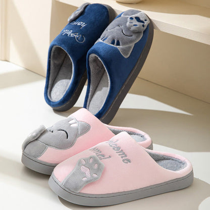 Plusock Hausschuhe in Übergröße mit 3D-Cartoon-Katze - image 6