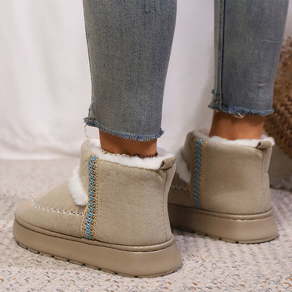 Plus Size Schnürpantoffeln im Ethno-Stil - image 10