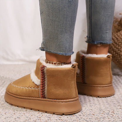 Plus Size Schnürpantoffeln im Ethno-Stil - image 6