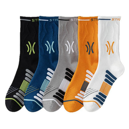 Plusock Nahtlose Viertelkompressionsstrümpfe in Übergröße (5 Paar) - Mehrfarbig - EU39-45(US6-11) - image 15