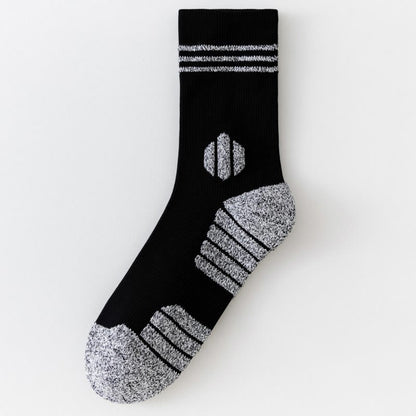 Plusock Plus Size Dicke Kompressionsstrümpfe mit Viertel-Kompressionspolsterung (5 Paar) - Schwarz - EU39-45(US6-11) - image 8