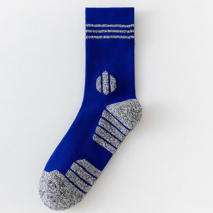 Plus Size Dicke Kompressionsstrümpfe mit Viertel-Polsterung (5 Paar) - Blau - EU39-45(US6-11) - image 9
