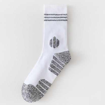 Plusock Plus Size Dicke Kompressionsstrümpfe mit Viertel-Kompressionspolsterung (5 Paar) - Weiß - EU39-45(US6-11) - image 10