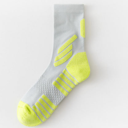 Plusock Basketball-Viertelkompressionssocken in Übergröße (5 Paar) - Hellgrau - EU39-45(US6-11) - image 11