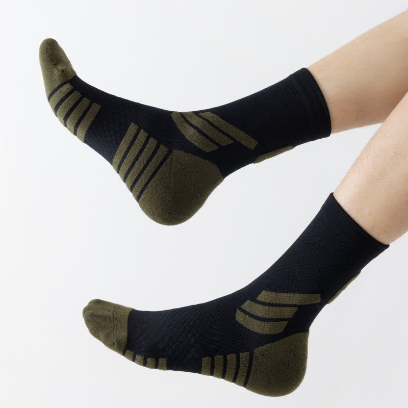 Plusock Basketball-Viertelkompressionssocken in Übergröße (5 Paar) - image 1