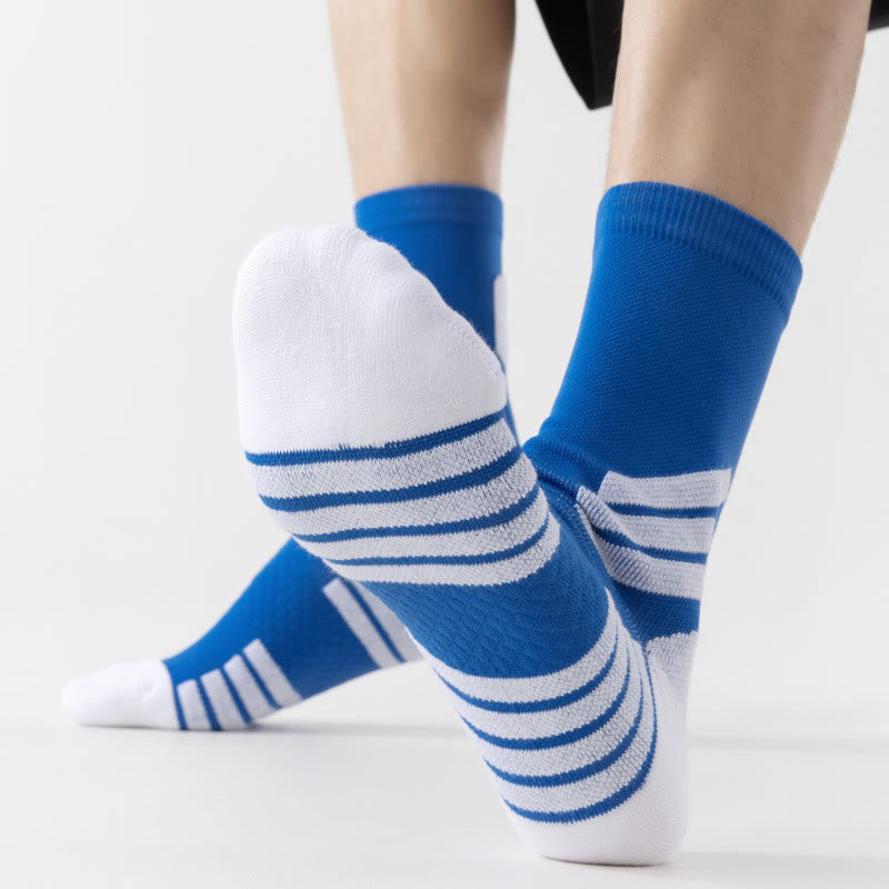 Plusock Basketball-Viertelkompressionssocken in Übergröße (5 Paar) - image 5