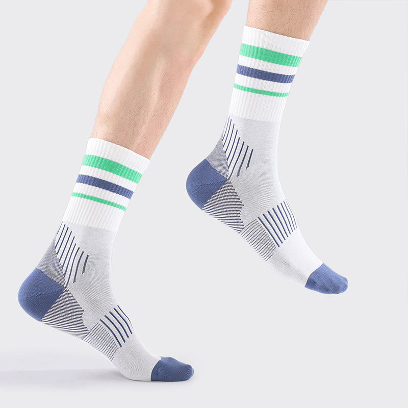 Plusock Plus Size Rippbündchen Viertelkompressionsstrümpfe (5 Paar) - image 7