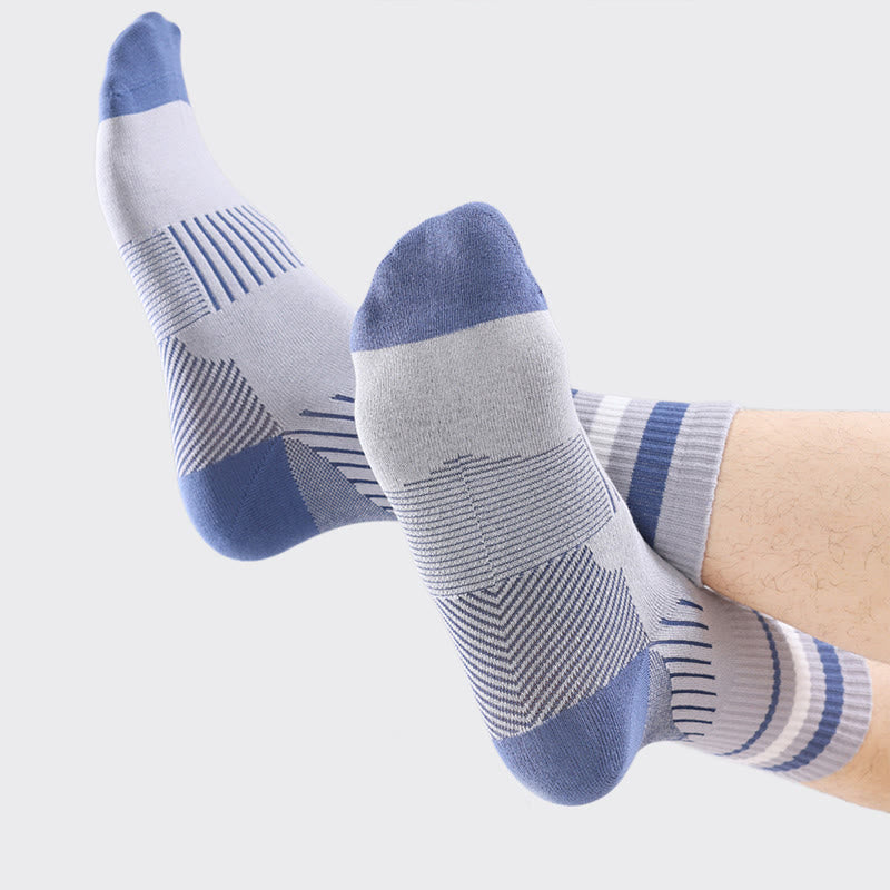 Plusock Plus Size Rippbündchen Viertelkompressionsstrümpfe (5 Paar) - image 6