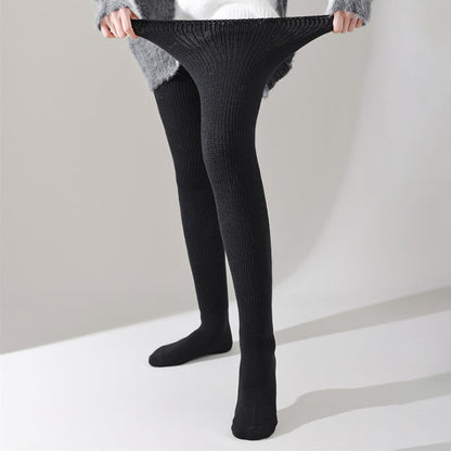 Plusock Plus Size Loose Cotton Thigh High Socks - image 5