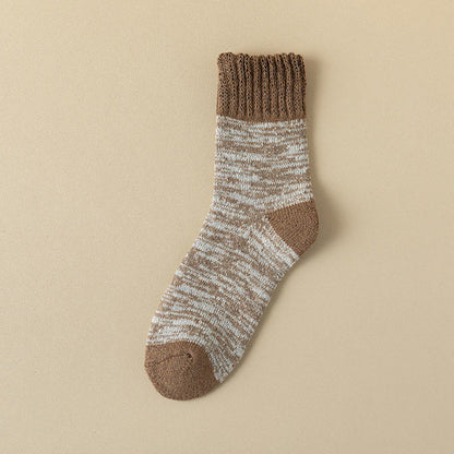 Plusock Plus Size Weiche Plüsch-Viertelsocken (5 Paar) - Khaki - EU39-44(US6-10) - image 16