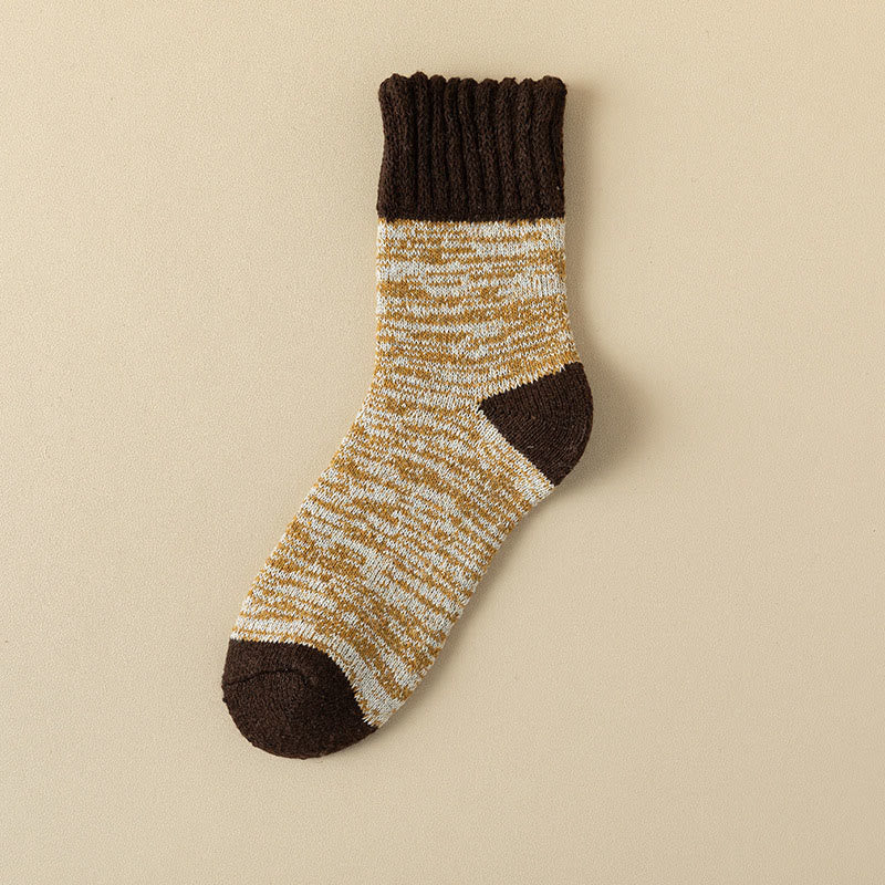 Plusock Plus Size Weiche Plüsch-Viertelsocken (5 Paar) - Kaffee - EU39-44(US6-10) - image 13