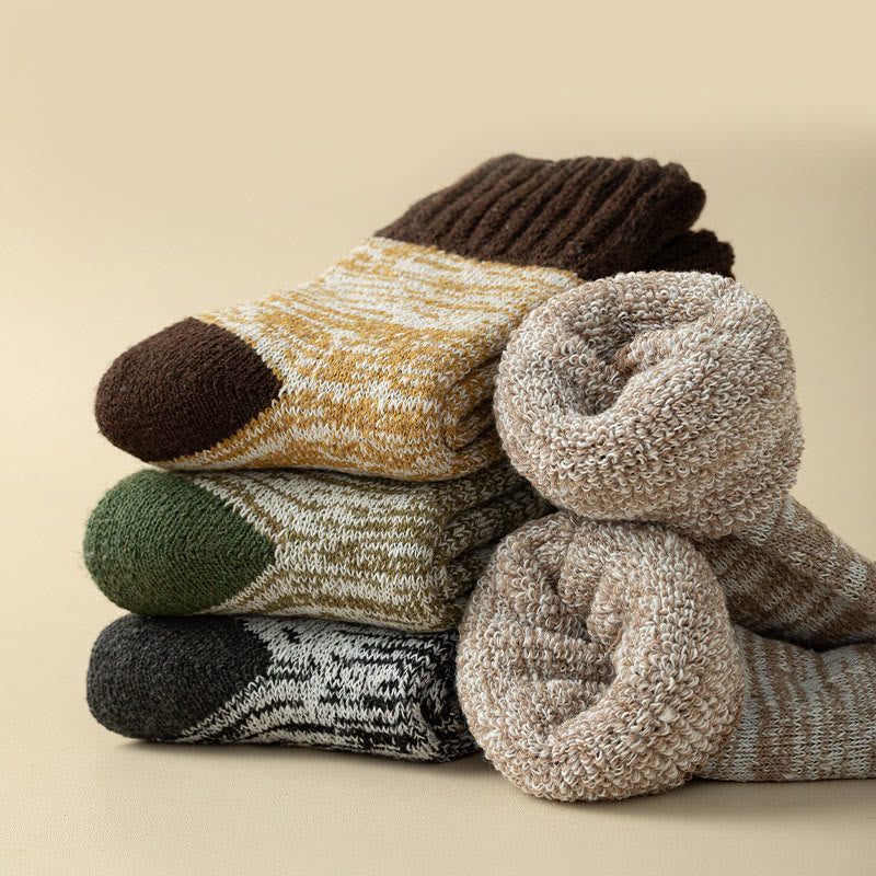 Plusock Plus Size Weiche Plüsch-Viertelsocken (5 Paar) - image 11