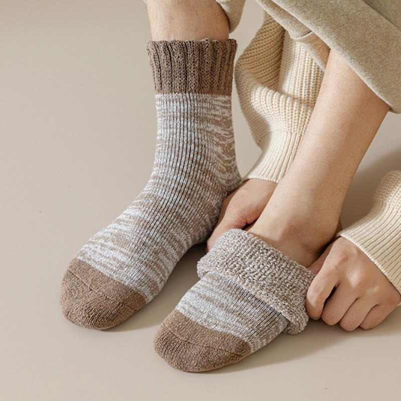Plusock Plus Size Weiche Plüsch-Viertelsocken (5 Paar) - image 2