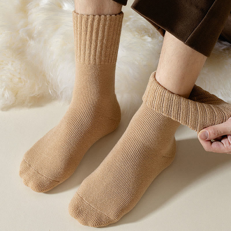 Plusock Plus Size Kuschelige Fleece-Viertelsocken (6 Paar) - image 1