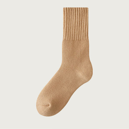 Plusock Plus Size Kuschelige Fleece-Viertelsocken (6 Paar) - Kaffee - EU39-44(US6-10) - image 11