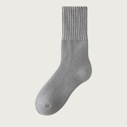 Plusock Plus Size Kuschelige Fleece-Viertelsocken (6 Paar) - Hellgrau - EU39-44(US6-10) - image 13