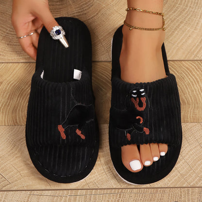 Plusock Hausschuhe in Übergröße mit weicher Plüschsohle - Hund - US 9-10 - image 2