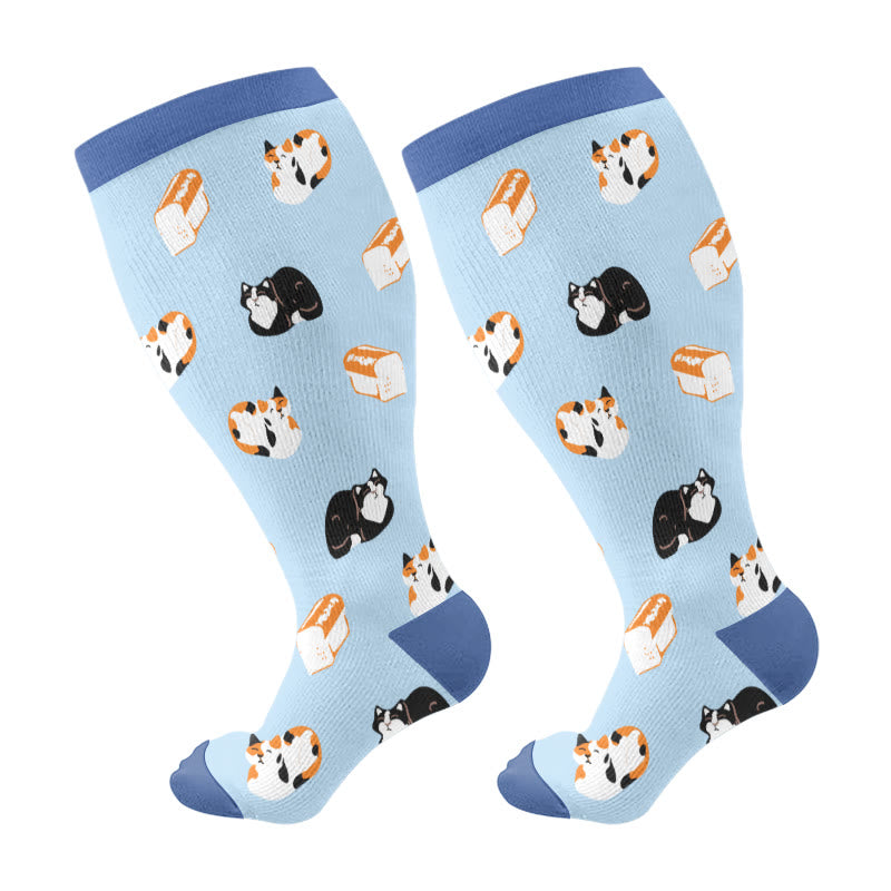 Plusock Kompressionsstrümpfe in Übergröße für Katzen, Hunde und Enten (3 Paar) - Blau (1 Paar) - 4XL - image 6